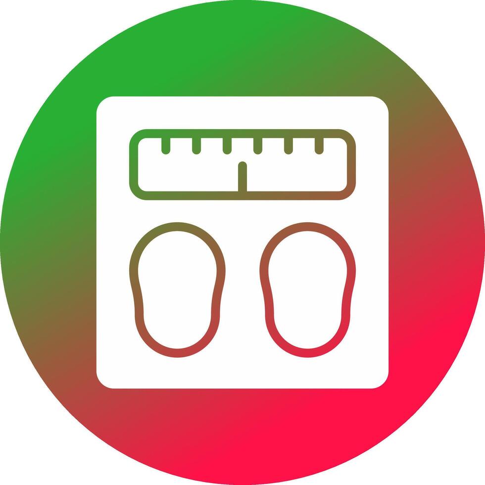 Weight Creative Icon Design vector