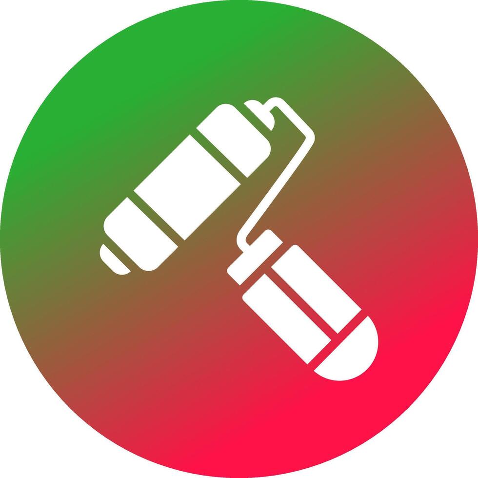 Paint Roller Creative Icon Design vector