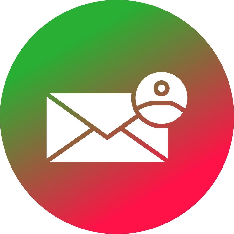 Contact Email Creative Icon Design vector