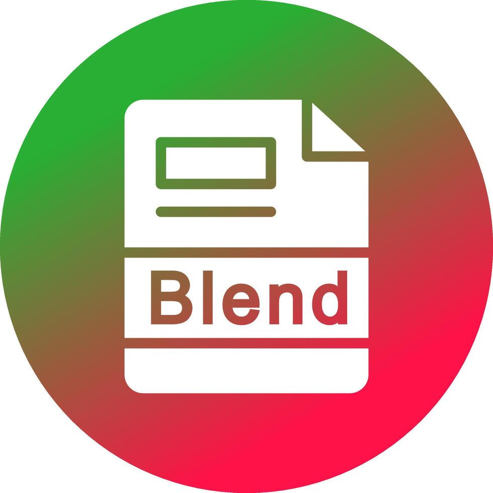 Blend Creative Icon Design vector