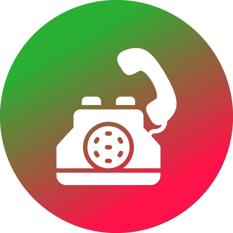 Telephone Creative Icon Design vector