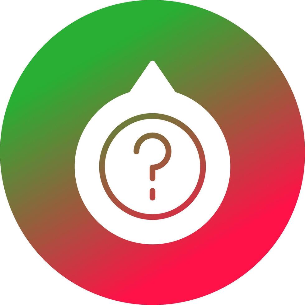 Question Creative Icon Design vector