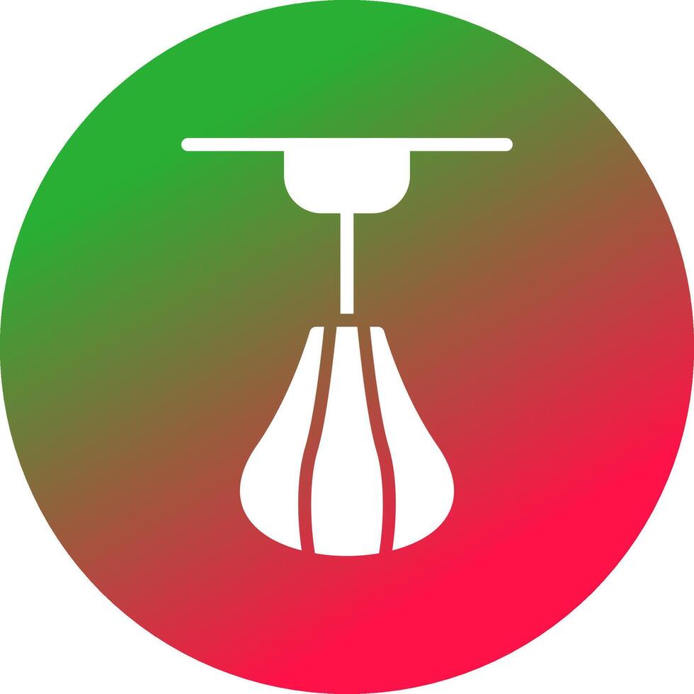 Punching Ball Creative Icon Design vector