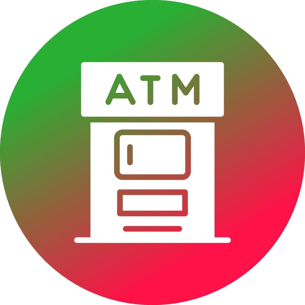 ATM Creative Icon Design vector
