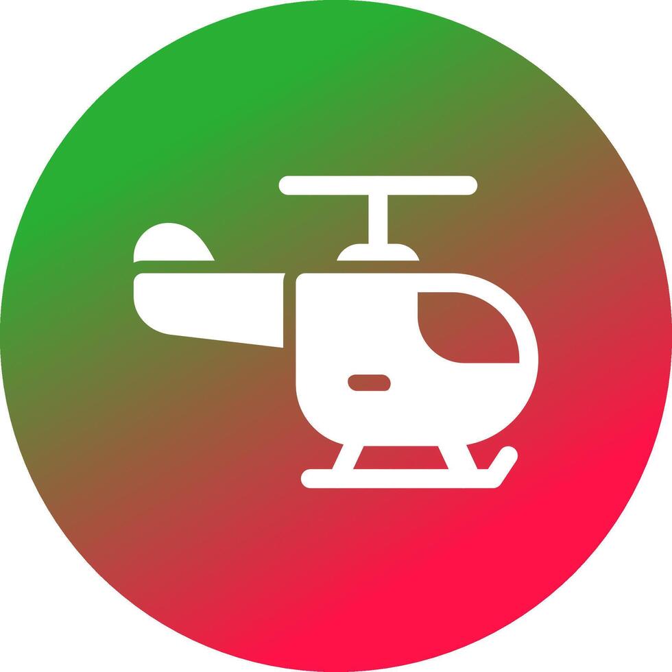 Helicopter Creative Icon Design vector