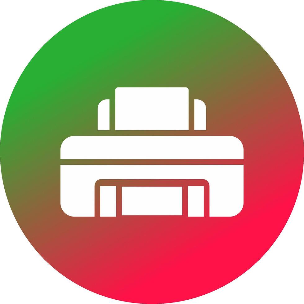 Printer Creative Icon Design vector