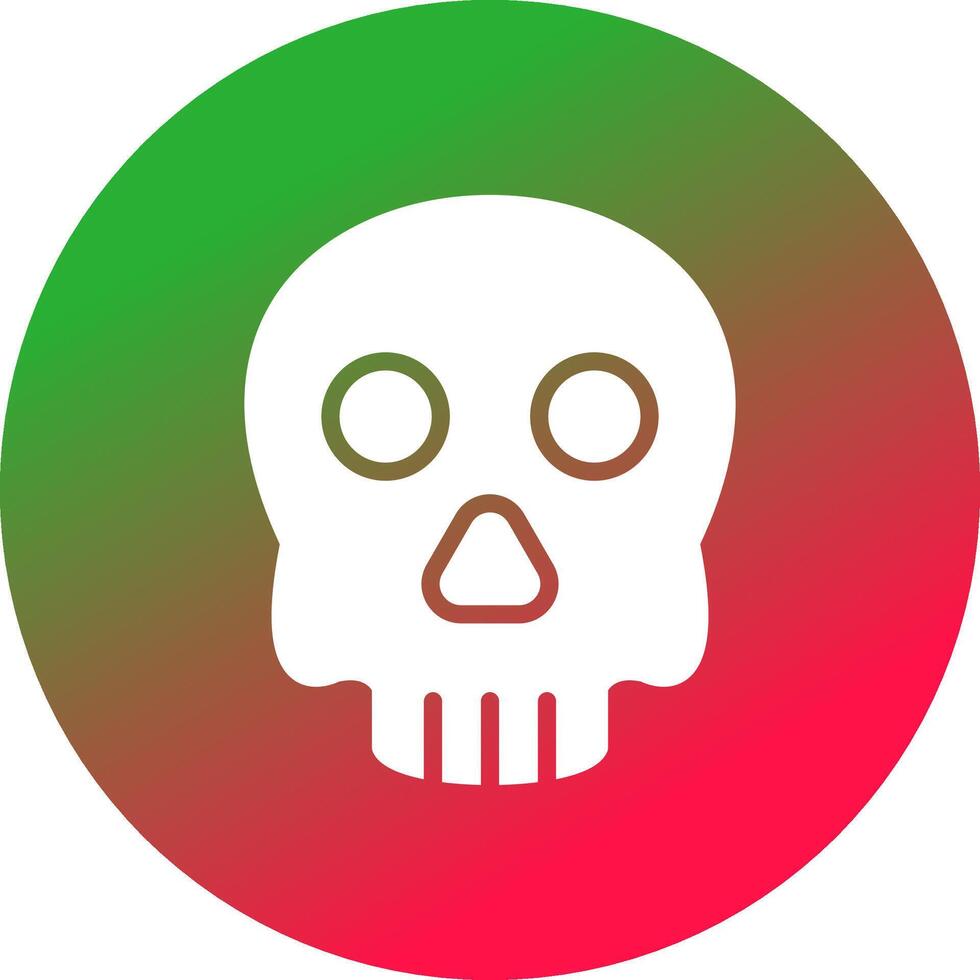 diseño de icono creativo de calavera vector