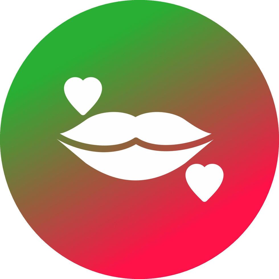 diseño de icono creativo de labios vector