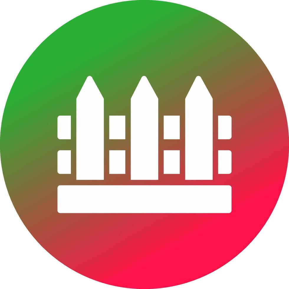 Fence Creative Icon Design vector