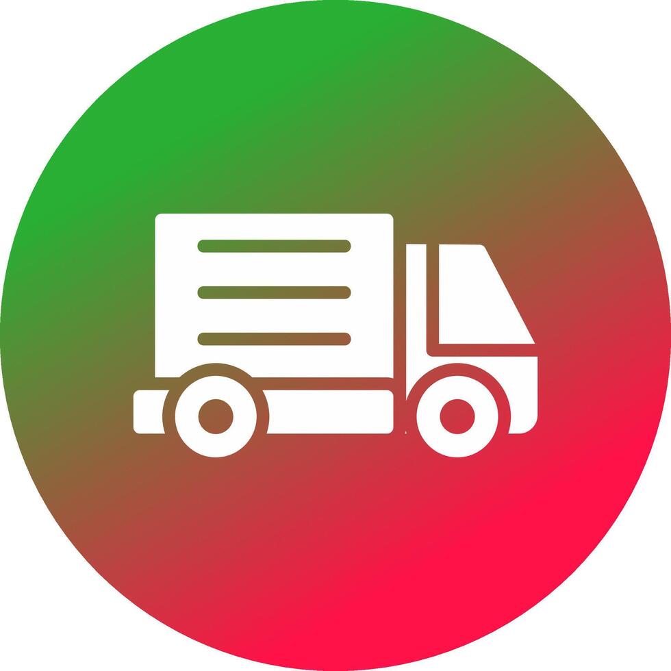 Delivery Truck Creative Icon Design vector