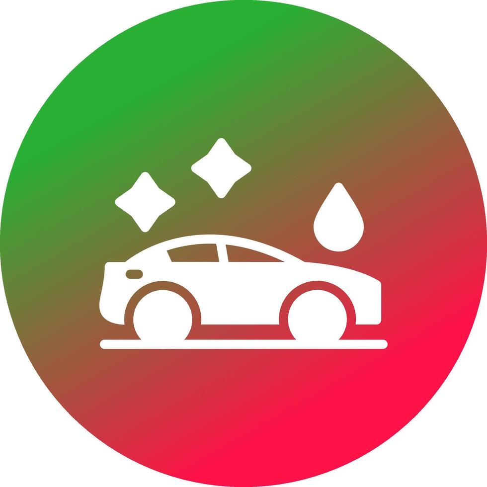 Car Wash Creative Icon Design vector
