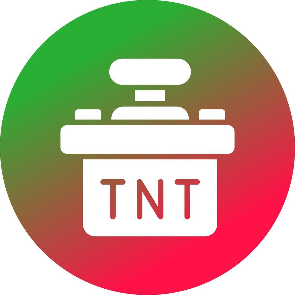 diseño de icono creativo tnt vector