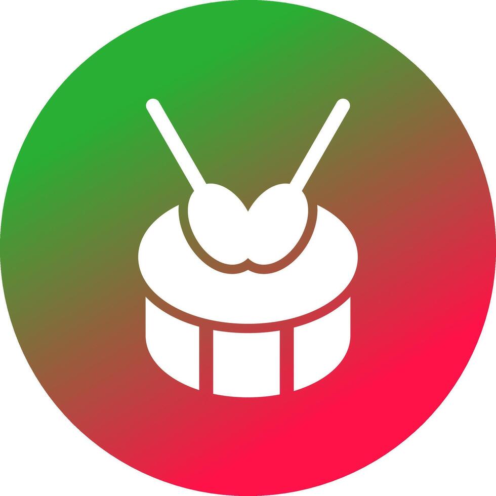 Drum Creative Icon Design vector