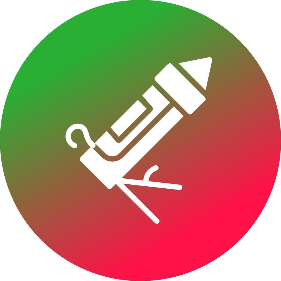 Caulk Gun Creative Icon Design vector