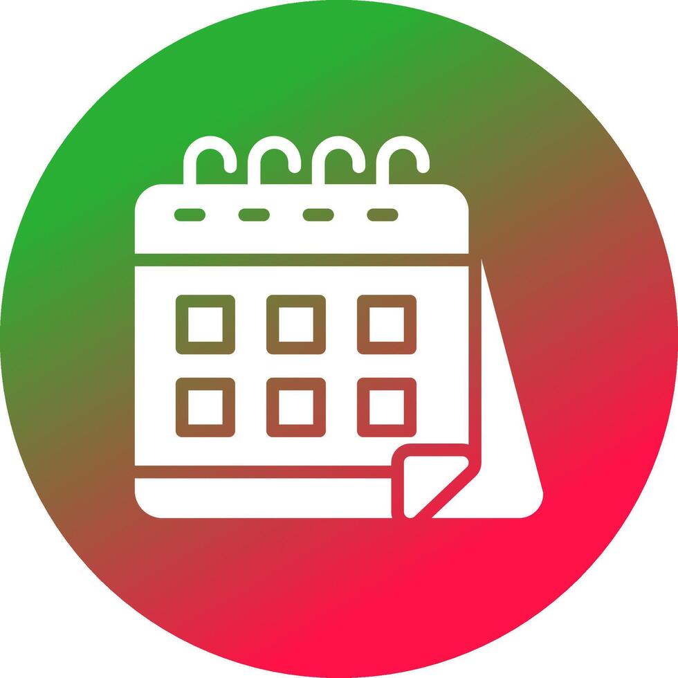 diseño de icono creativo de calendario vector