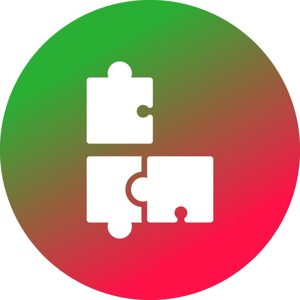 Puzzle Creative Icon Design vector