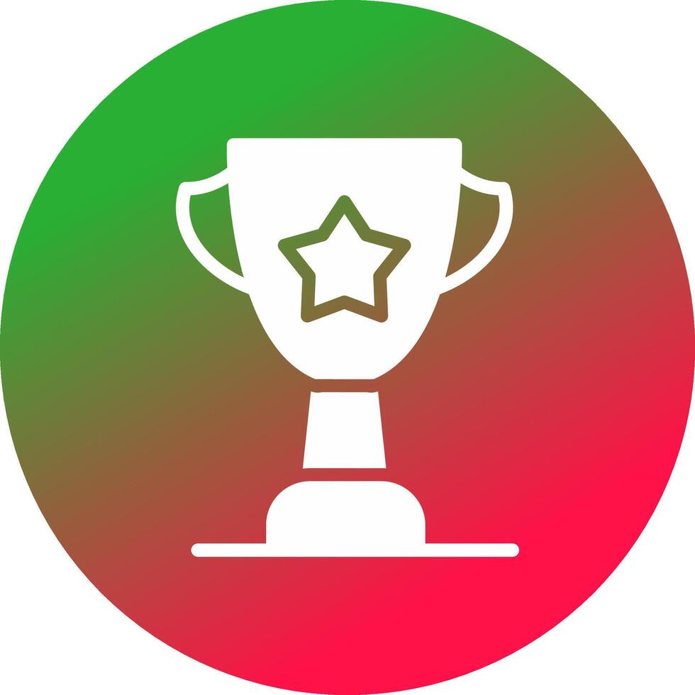 Trophy Creative Icon Design vector