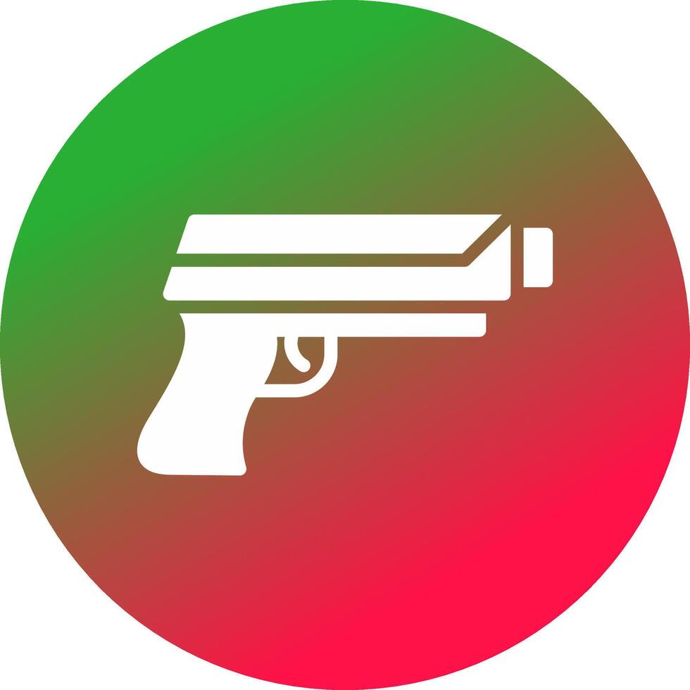 Gun Creative Icon Design vector