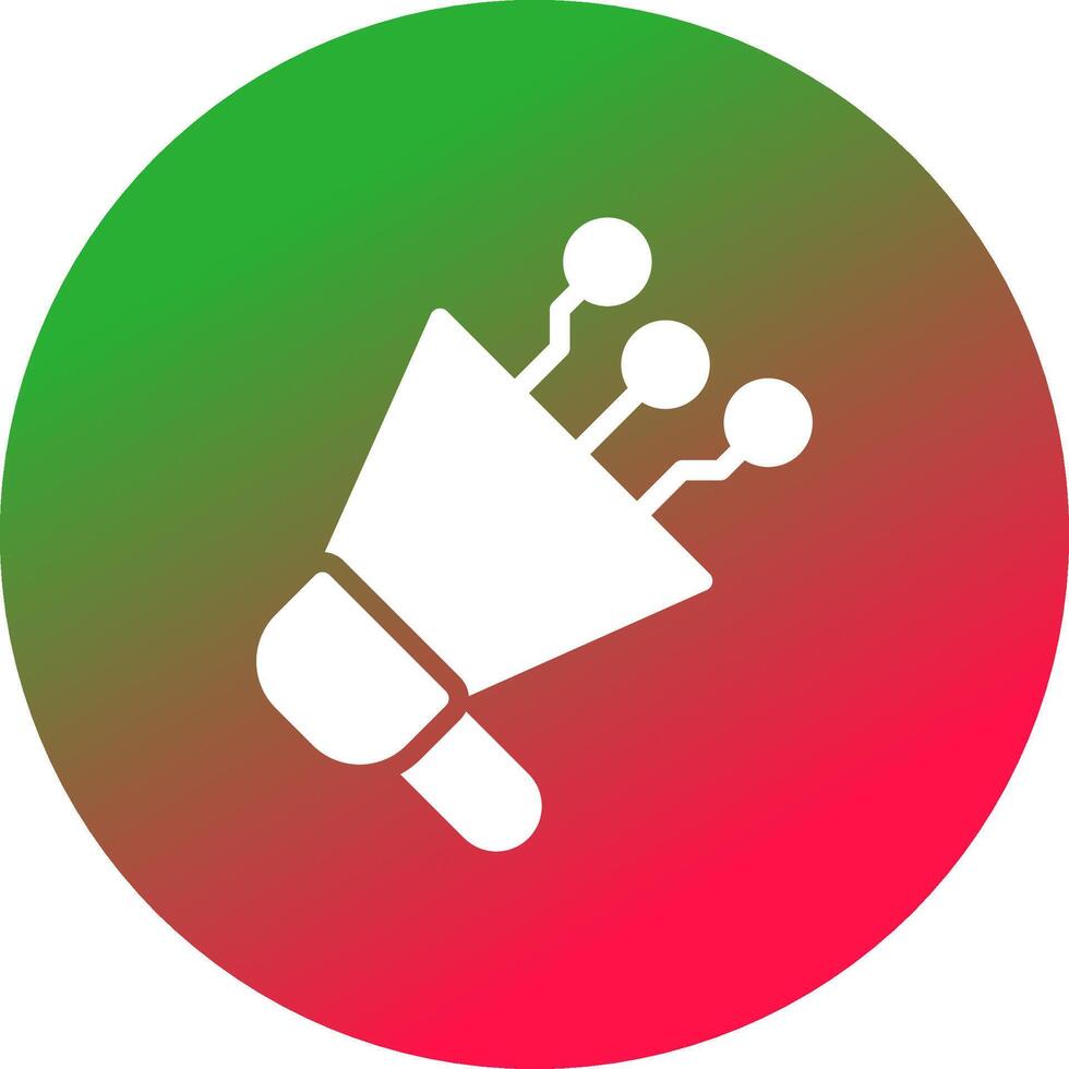 Content Marketer Creative Icon Design vector