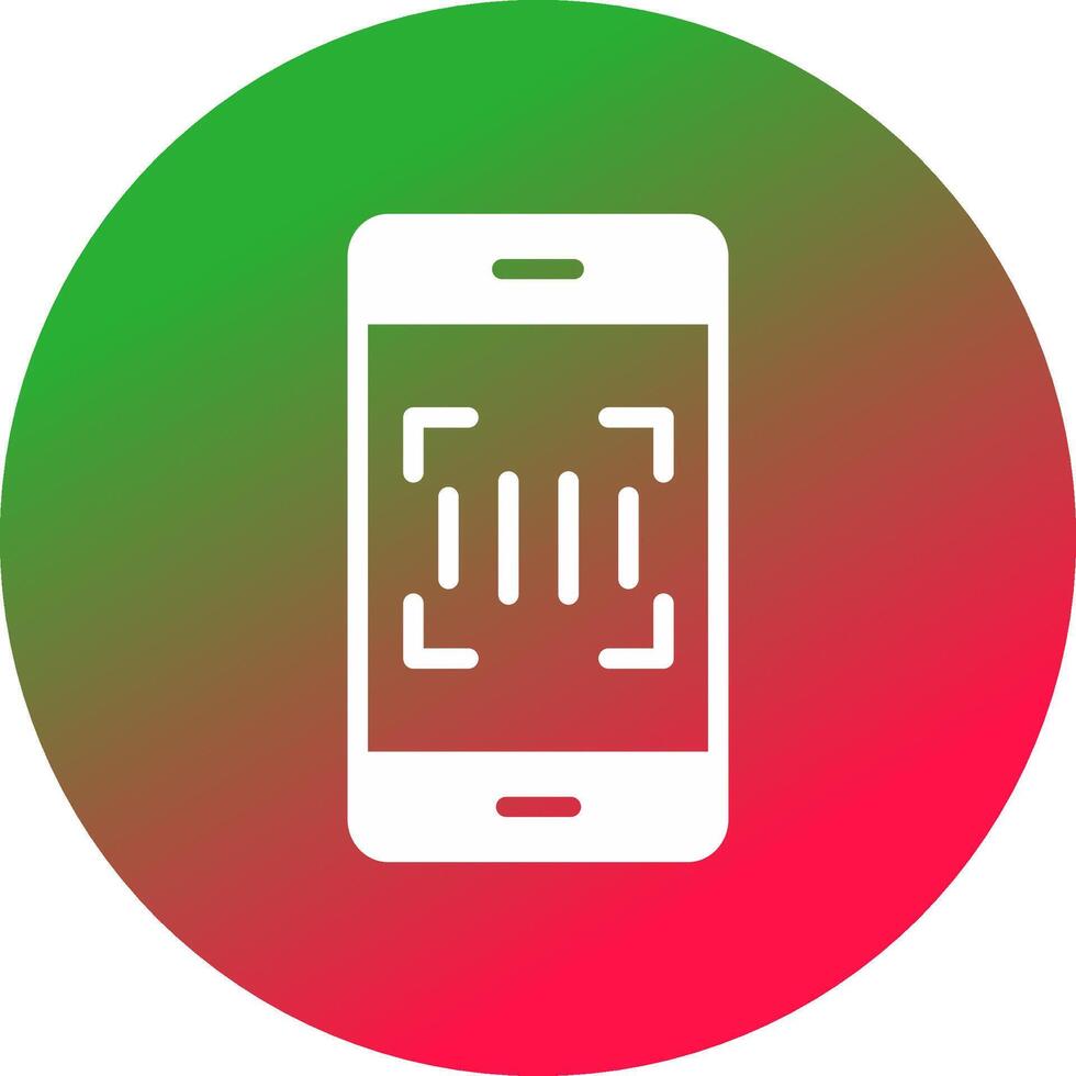 Barcode Creative Icon Design vector