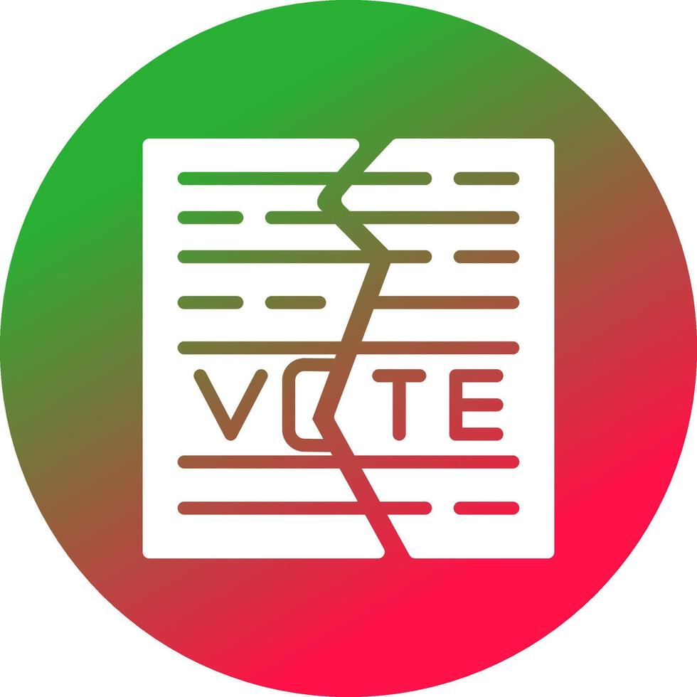 Ballot Creative Icon Design vector