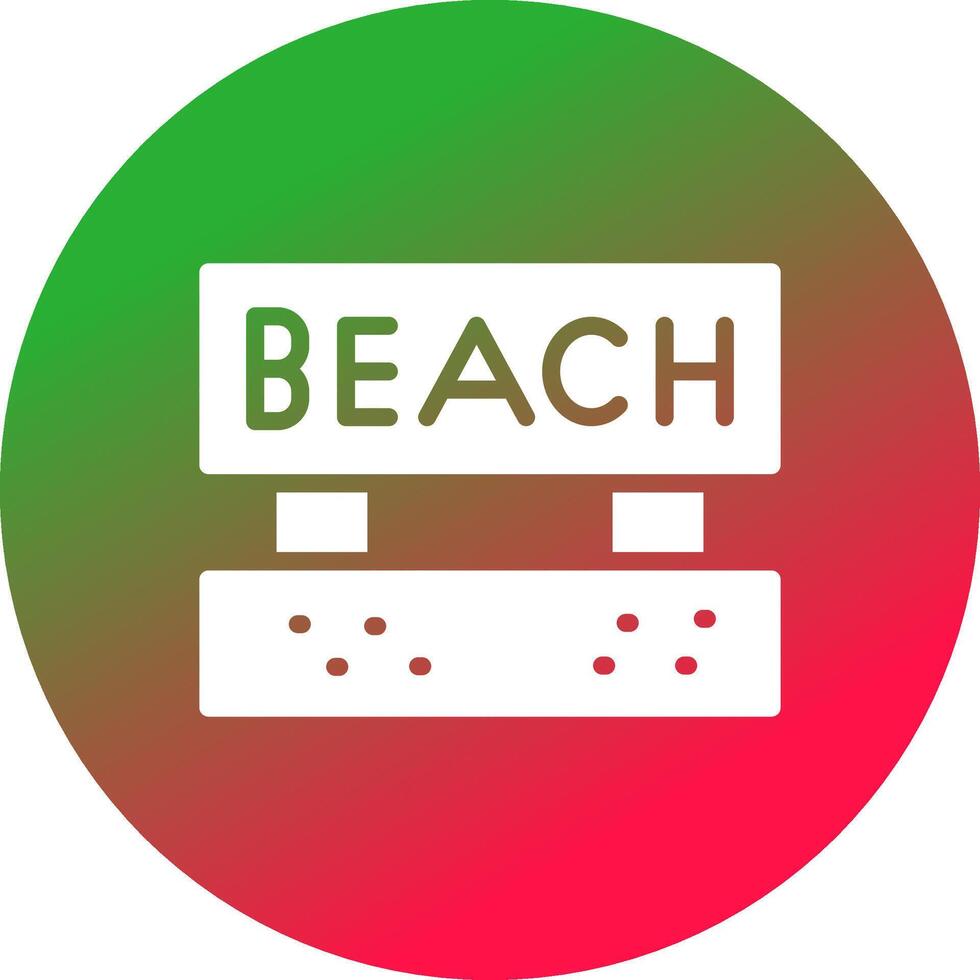 Beach Creative Icon Design vector
