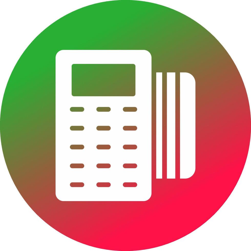 Pos Terminal Creative Icon Design vector