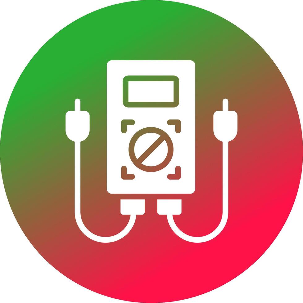 Multimeter Creative Icon Design vector