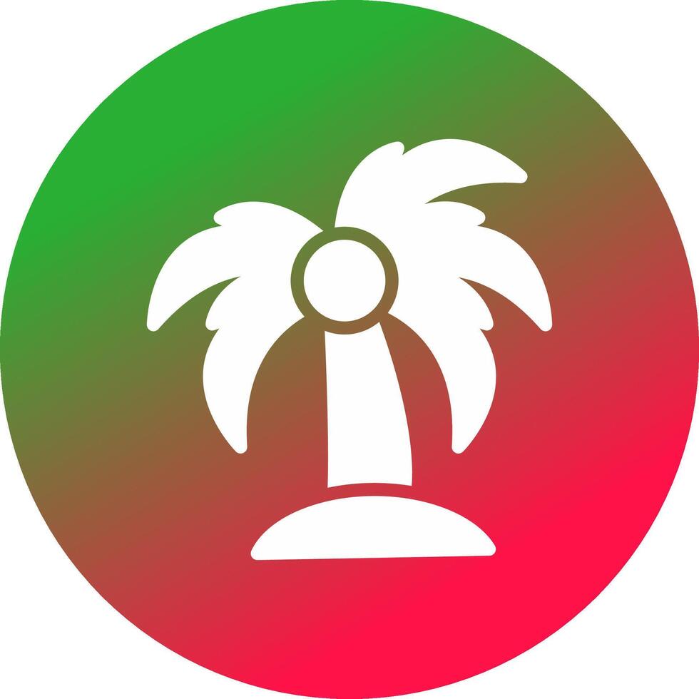 diseño de icono creativo de isla vector