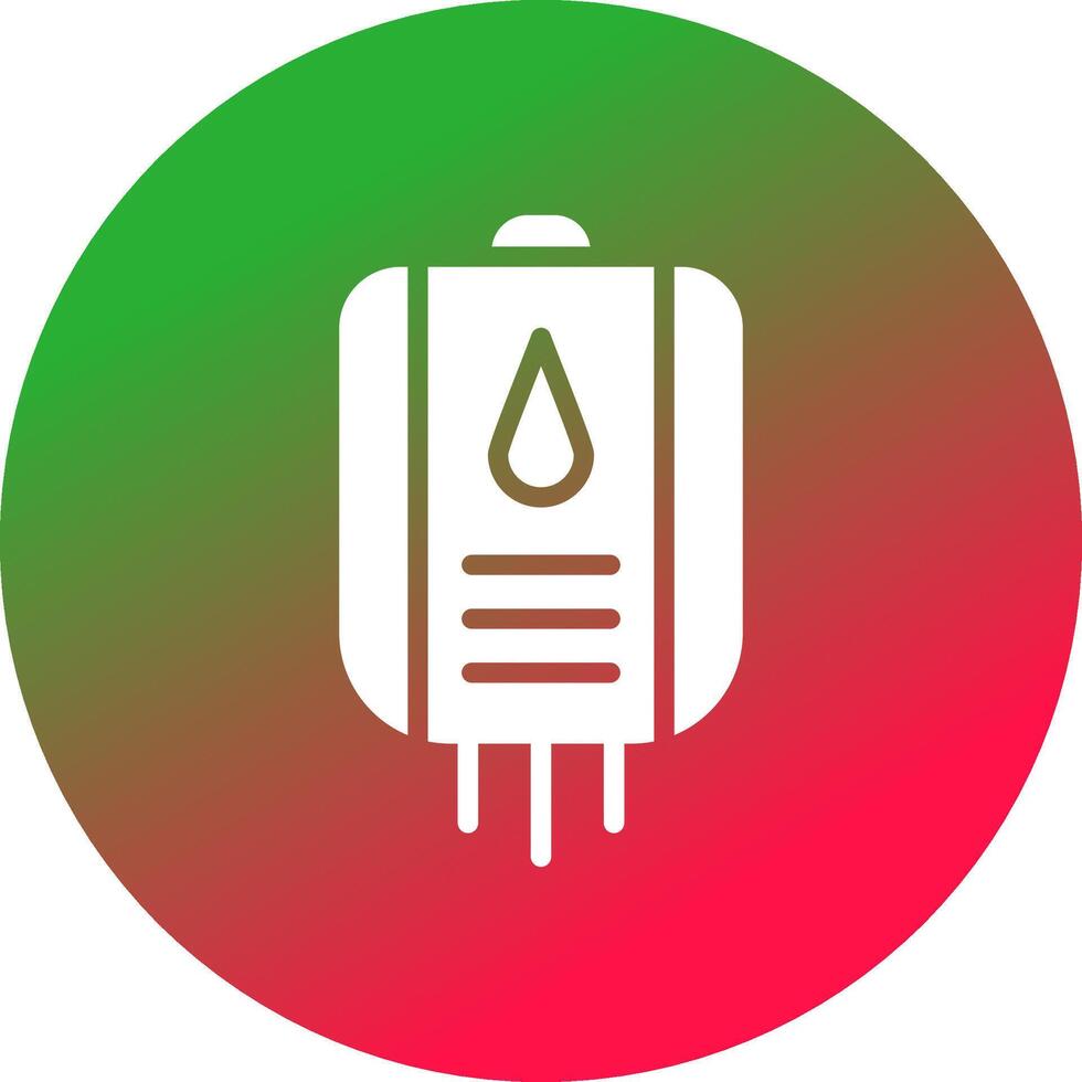 Blood Bag Creative Icon Design vector