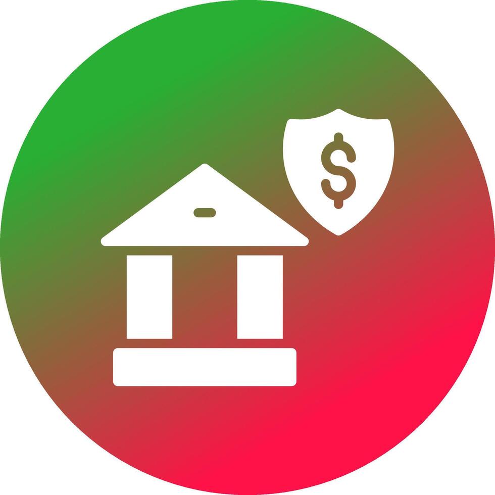 Banking Security Creative Icon Design vector