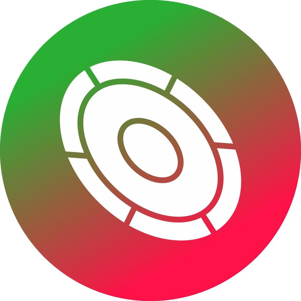 Frisbee Creative Icon Design vector