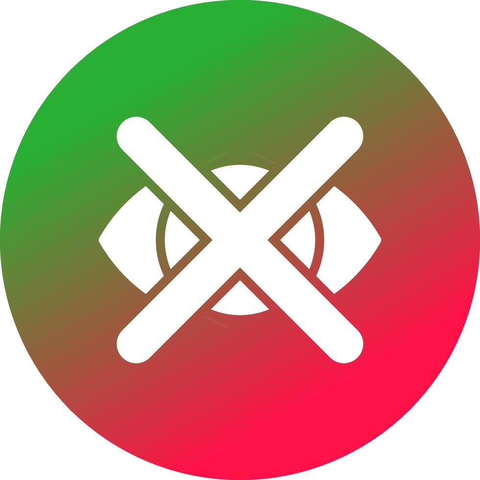 Close Eyes Creative Icon Design vector