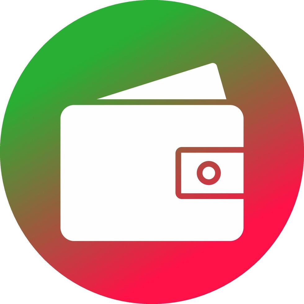 Wallet Creative Icon Design vector