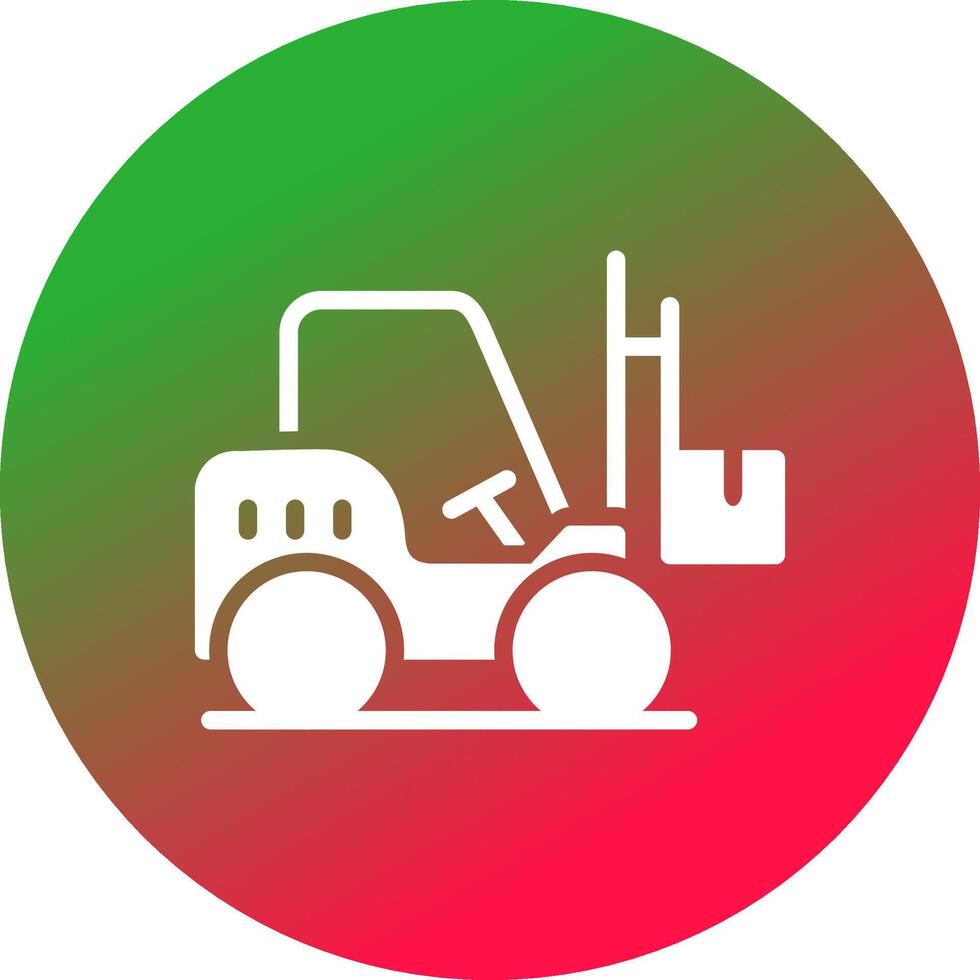 Forklift Creative Icon Design vector