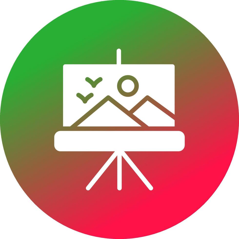 Canvas Creative Icon Design vector