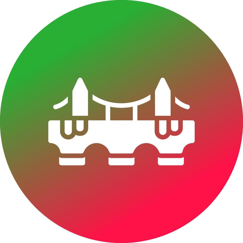 Bridge Creative Icon Design vector