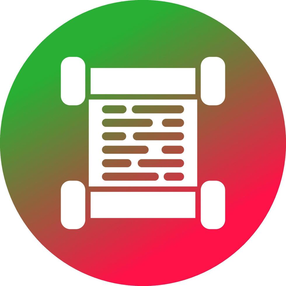 Scroll Creative Icon Design vector