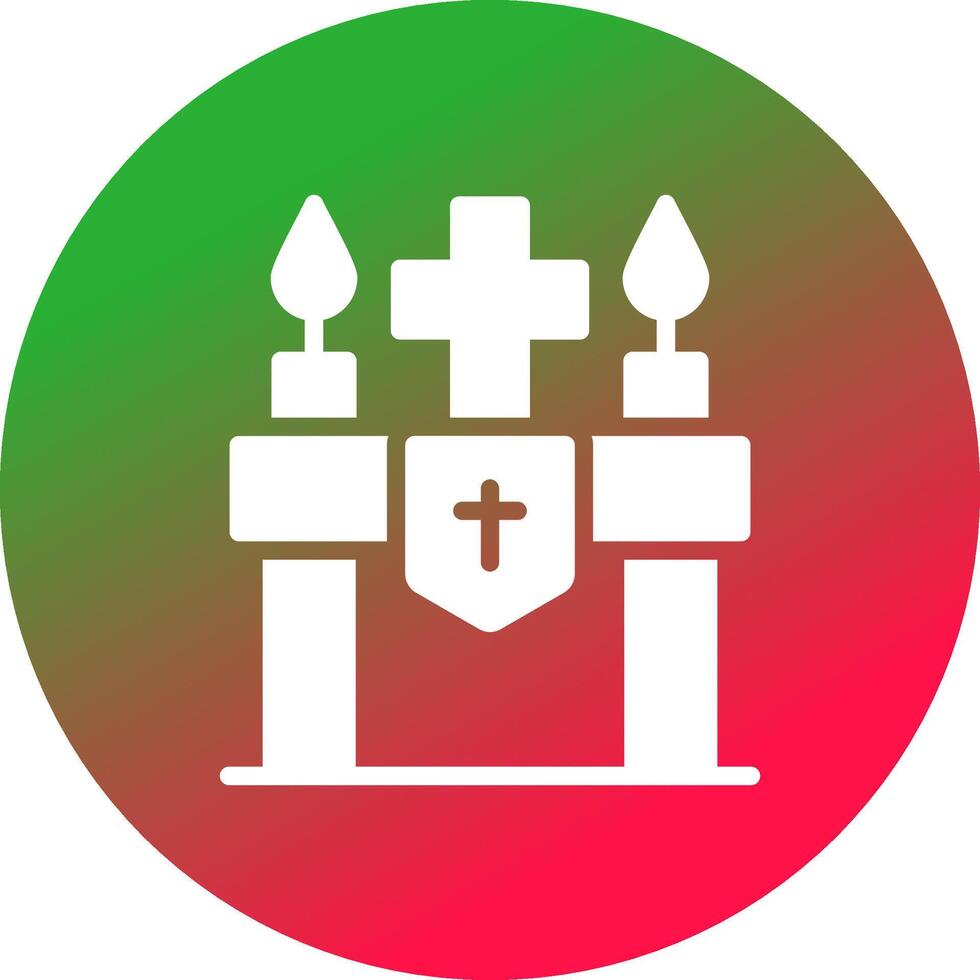 Altar Creative Icon Design vector