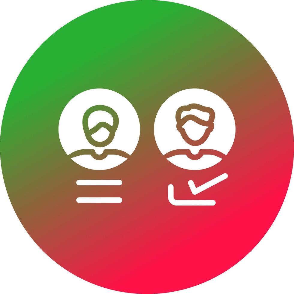 Human Resources Creative Icon Design vector