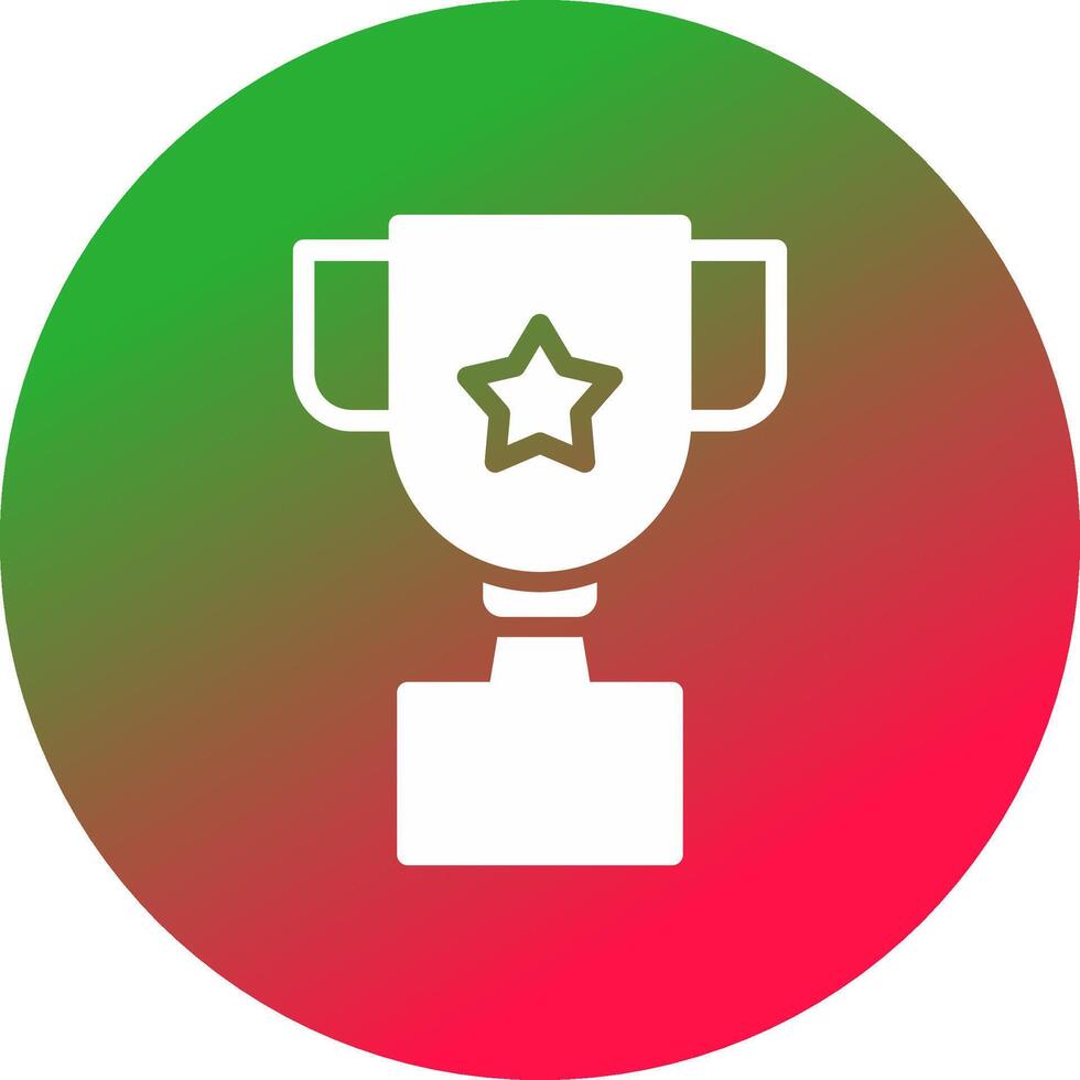 Trophy Creative Icon Design vector