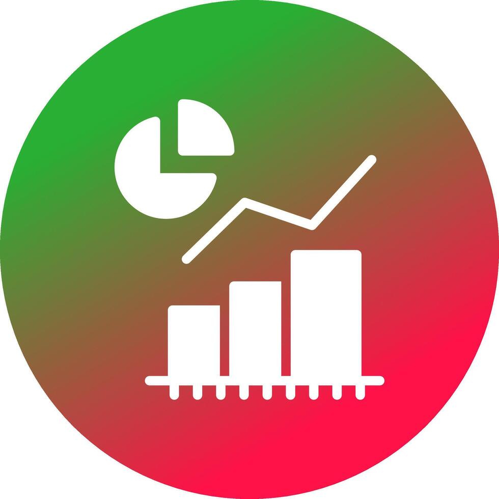 Statistical Analysis Creative Icon Design vector