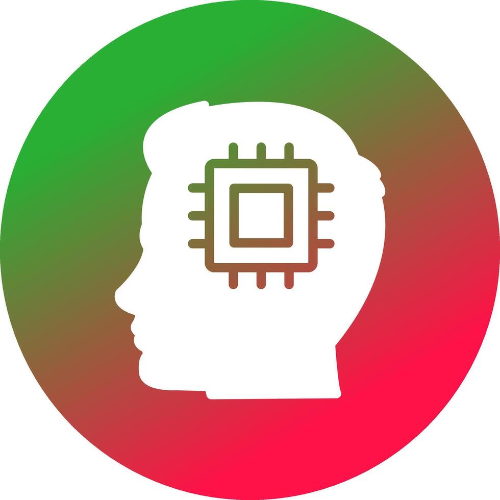 Human Processor Creative Icon Design vector