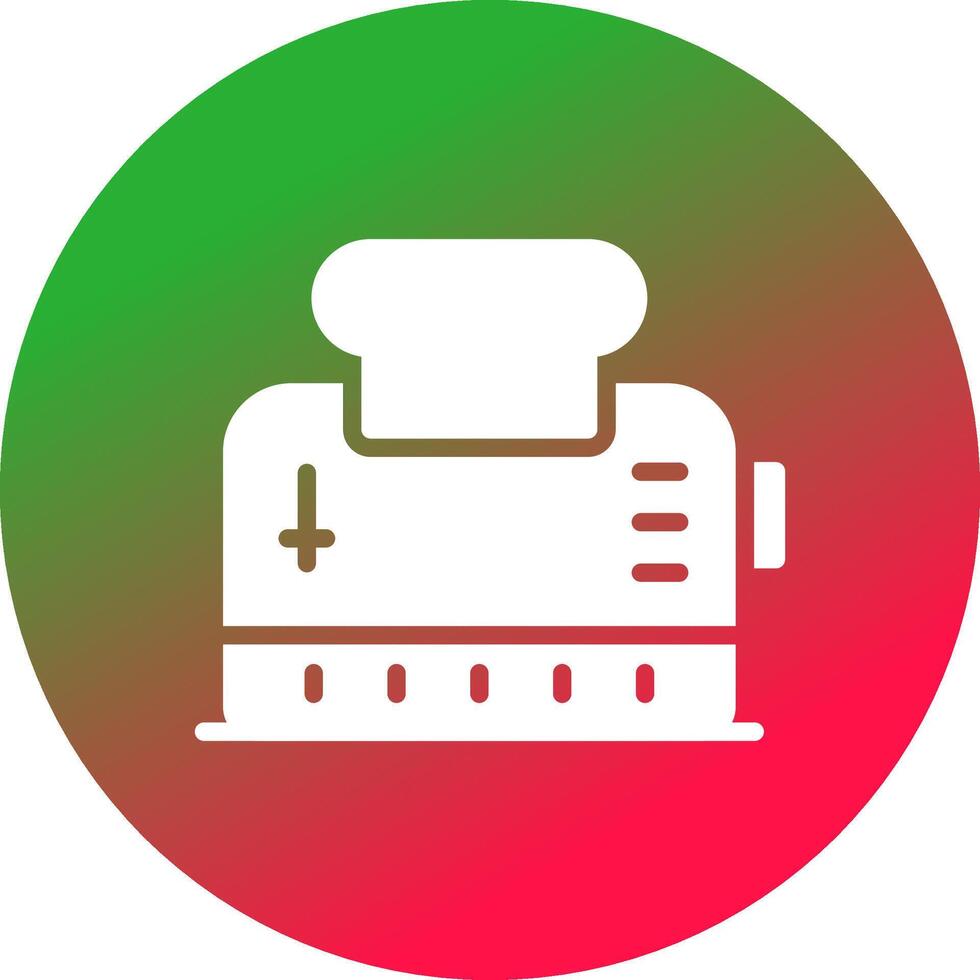 Toaster Creative Icon Design vector