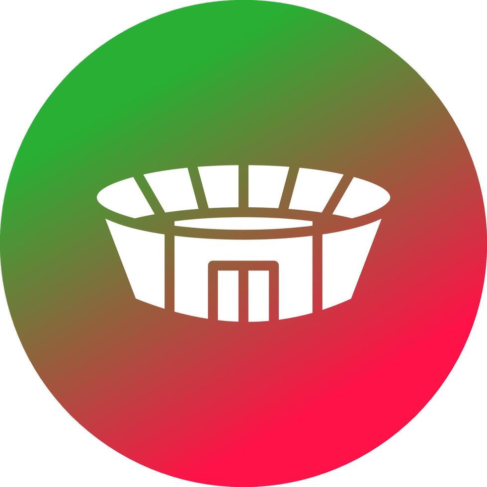 Stadium Creative Icon Design vector