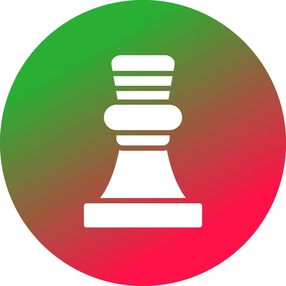 Chess Game Creative Icon Design vector