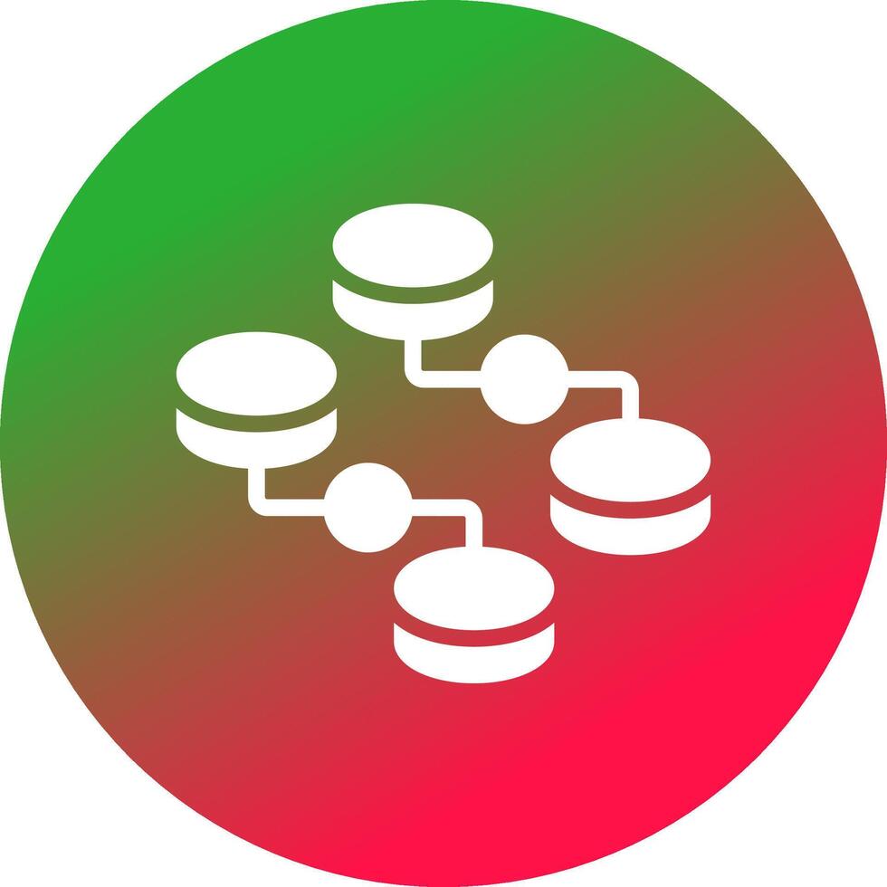 Unstructured Data Creative Icon Design vector