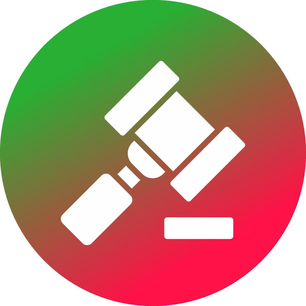 Gavel Creative Icon Design vector