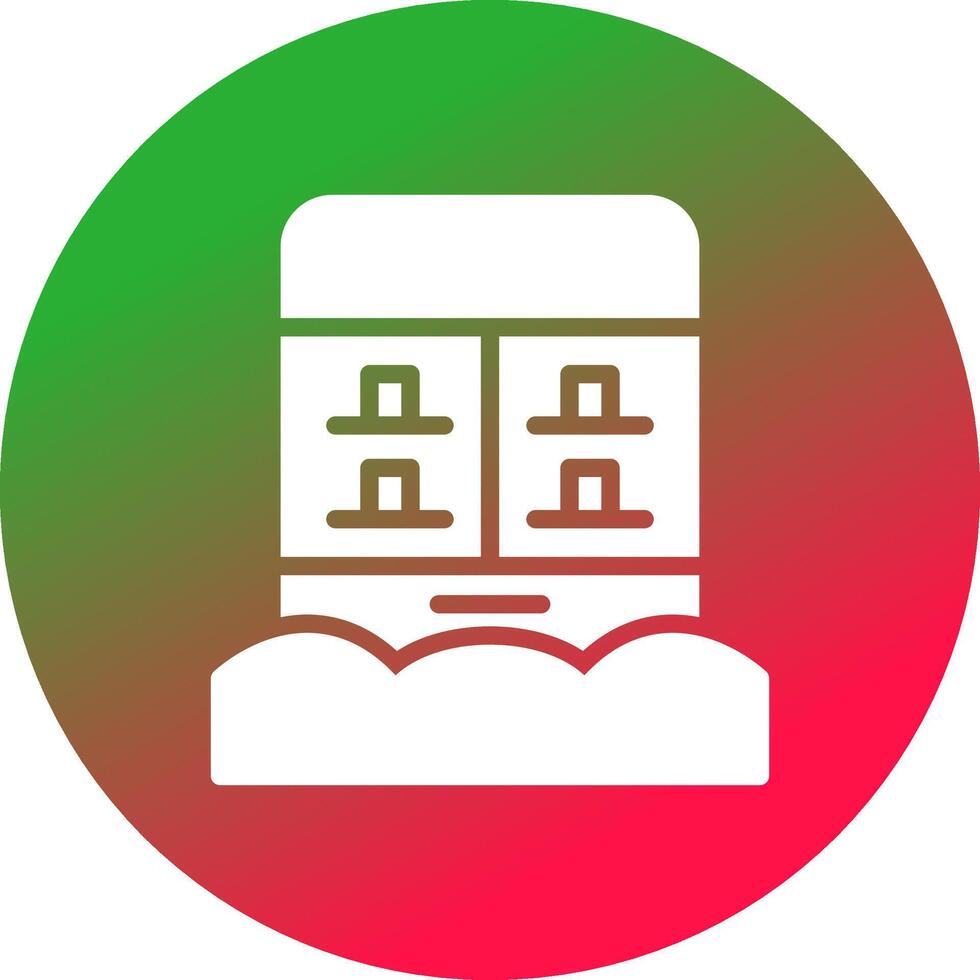 Vending Machine Creative Icon Design vector