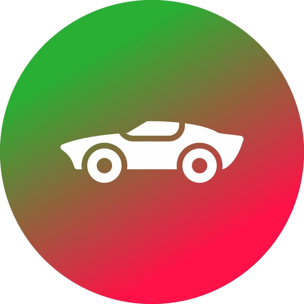 diseño de icono creativo de coche deportivo vector